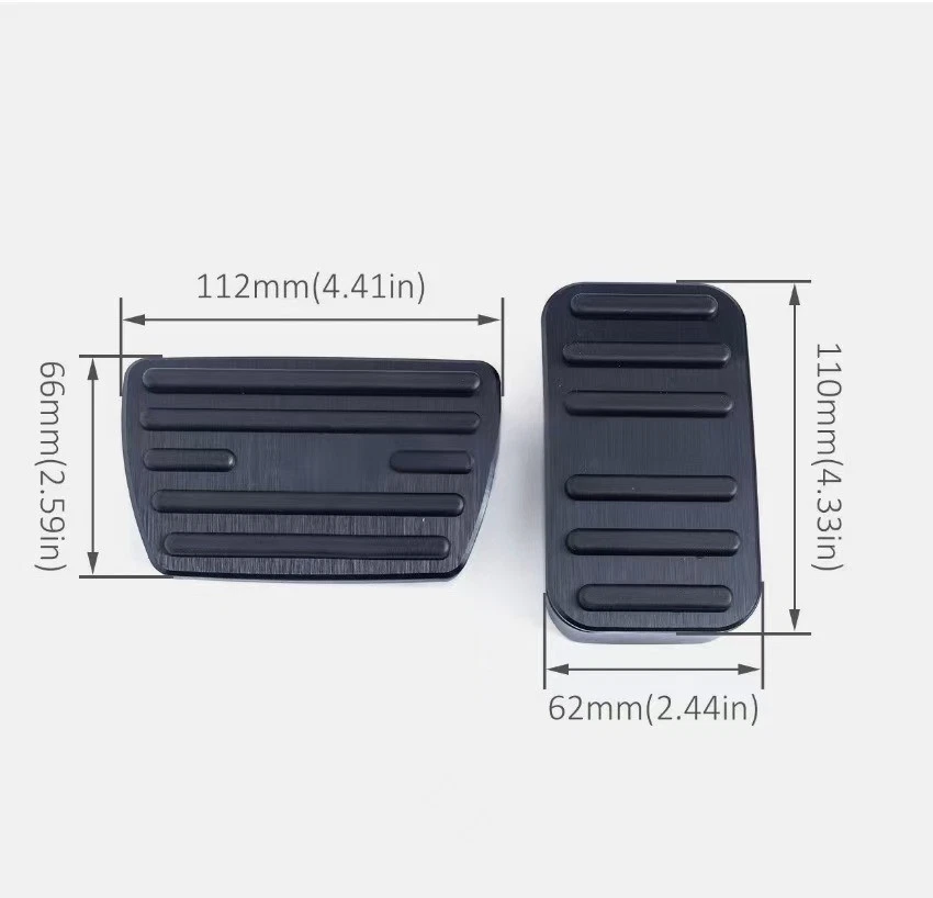 Car Brake Gas Pedal Cover For 2019-2025 Honda CR-V Accord Civic Passport Pilot Foto 2 de 4