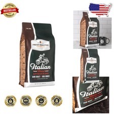 Dark Italian Roast Whole Bean Coffee 80oz Kos...