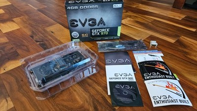 EVGA GeForce GTX 970 SC 4GB GDDR5 ACX 2.0 Nvidia Graphics Video Card