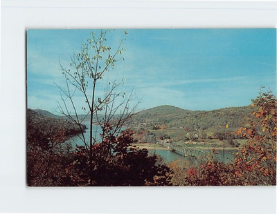 #ad #ad Postcard Deep Creek Lake Bridge McHenry Maryland USA $3.49