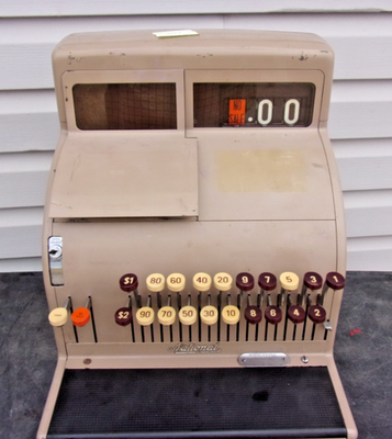 Vintage National Cash Register NCR 1950's 122 | eBay