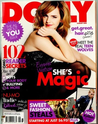 Dolly Australia magazine - August 2010 - Emma Watson + Hayley Warner