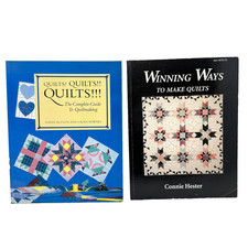 2 Books: Quilts Quilts Quilts McClun Nownes  Winning Ways To Make Quilts Hester
