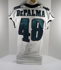 2015 Philadelpia Eagles John Depalma #48 Game Issued White Jersey 44 DP28617