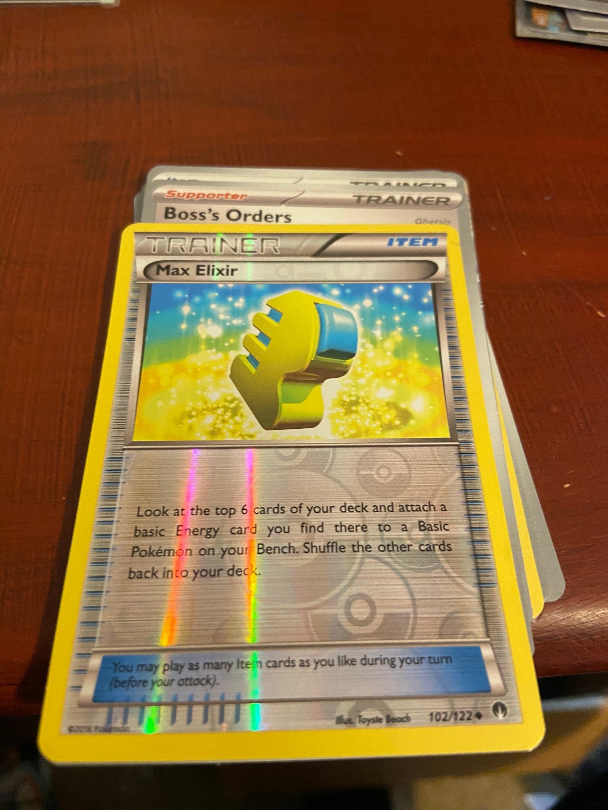 Pokemon - Max Elixir - 102/122 - Uncommon - Reverse Holo - XY - BREAKPoint - NM