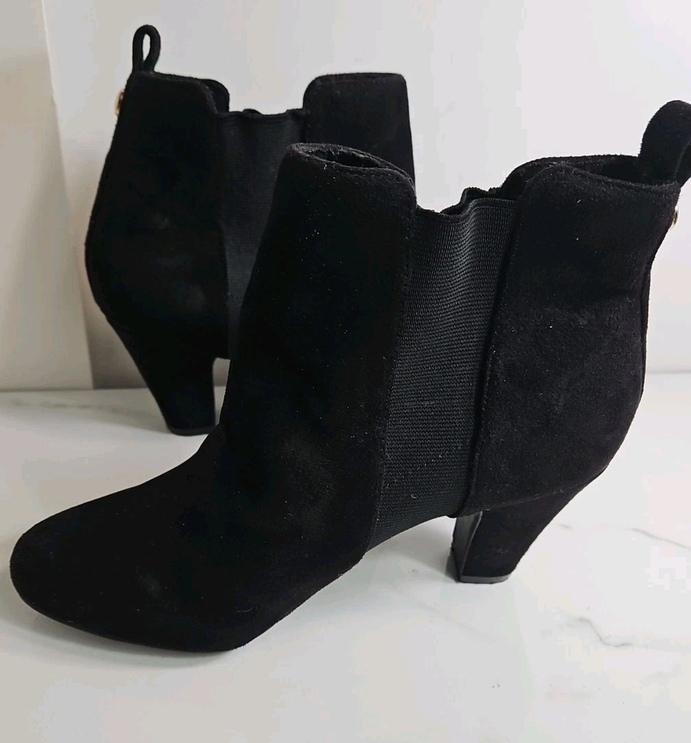 Bcbgeneration Black Microsuede Textile Elastic St… - image 6