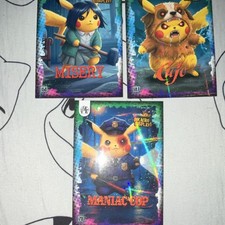 Holydays Pikachu Cosplay! Trading Card Lot Pikachu Misery Cujo Maniac Cop