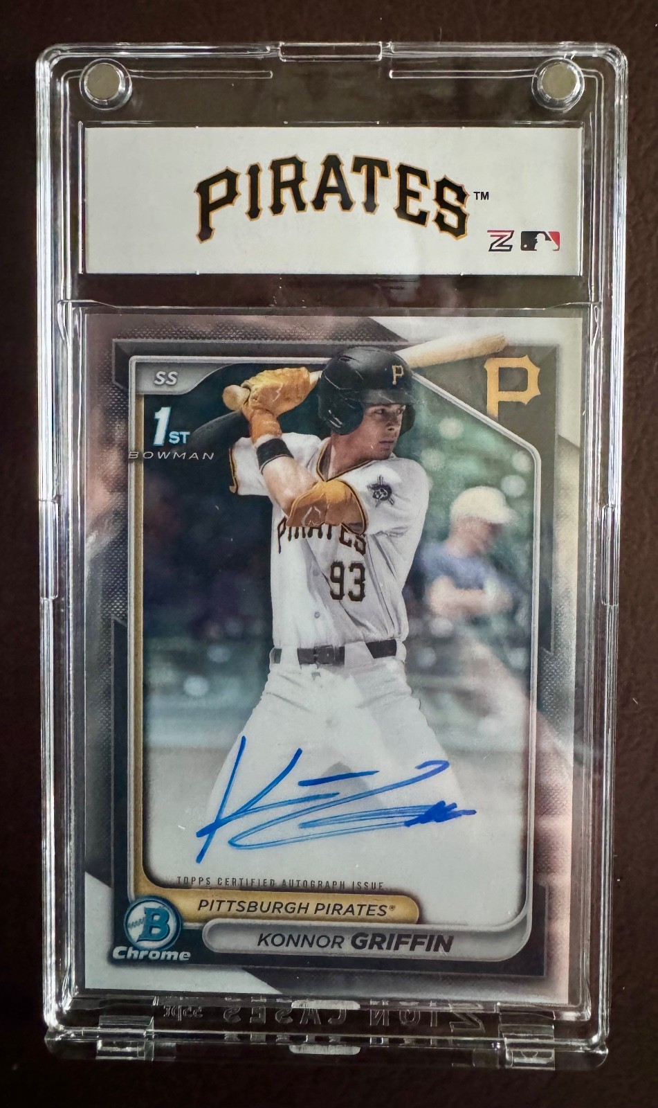 2025 Bowman - Chrome Prospect Autographs Konnor Griffin #CPA-KG #1 Prospect MLB