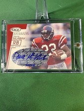 Deuce McAllister Rookie Autograph Sage Red Football Card /749. rookie card picture