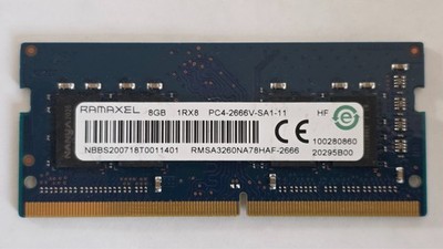 8GB Ramaxel DDR4 2666MHz SO-DIMM (PC4-2666V) - Laptop RAM Arbeitsspeicher