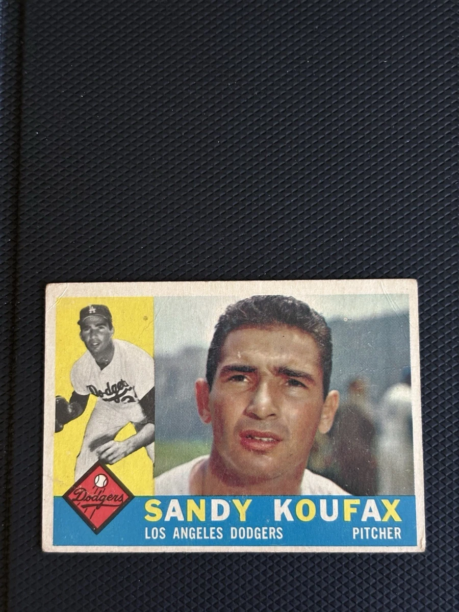 Topps Sandy Koufax 1960 Season Baseball Sports Trading Cards