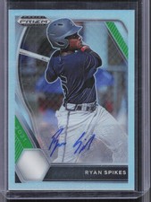 2021 Panini Prizm Draft Picks #PDP100 Ryan Spikes Base Autographs Silver Prizm