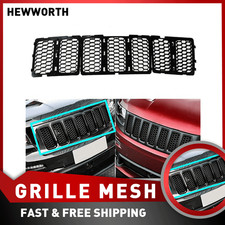 Mesh Front Grille Trim Decor Cover For 2014-2016 Jeep Grand Cherokee Grill Kit Mesh Front Grille Trim Decor Cover For 2014-2016 Jeep Grand Cherokee Grill Kit