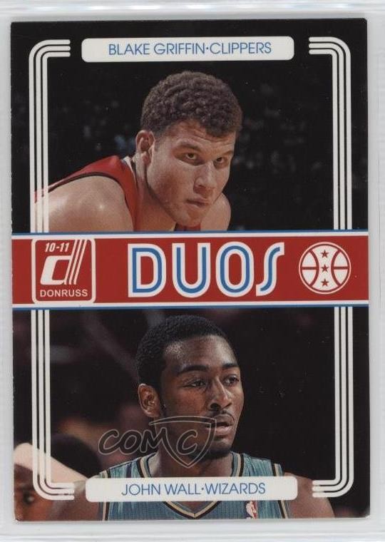 2010-11 Donruss Duos Blake Griffin John Wall #4 0xy0