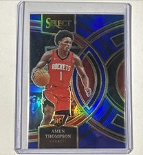 2023-24 Panini Select - Premier Level Amen Thompson #122 Blue (RC)