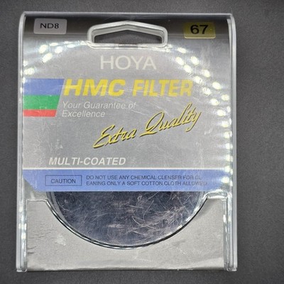 Hoya HMC ND8 67mm Neutral Density Filter NDx8 A67ND8X Multi-Coated