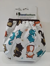 NEW! BestBottoms One Size Cloth Diaper NO INSERTS Baby Fox Fall 