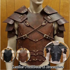Armor Medieval Vikings Warrior Knight Cosplay Shoulder Armor Halloween Prop Cos
