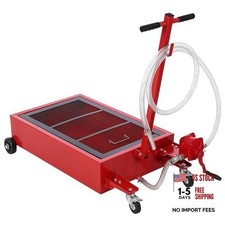 20 gal Oil Drain Pan Oil Drain Tank, 76 L Low Profile Oil Drain Pan, Hand Pump