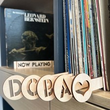 29Pcs Wood Vinyl Record Dividers Alphabetical Dividers Vinyl Records A-Z, Pre...