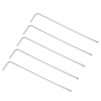 "5Stk. 3/32\" Kugelkopf SechskantschlüSsel Lange Arm CR-V Reparaturwerkzeug Sae"