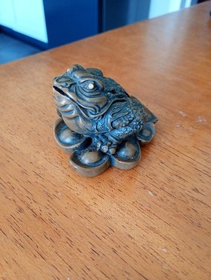 Feng Shui Geldfrosch Glücksgeld Kröte chinesisches Wohlstandssymbol