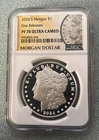 2024 S SILVER PROOF MORGAN DOLLAR GRADED BY NGC PF70 ULTRA CAMEO FIRST RELEASES
