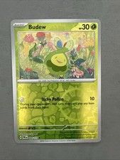 Pokemon TCG * SV Prismatic Evolutions * 004/131 Budew C REVERSE HOLO * FRESH PK