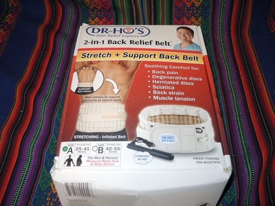 Doctor Dr Ho's 2-in-1 Back Relief Belt Size A  Waist 25-41 in Complete Open Box
