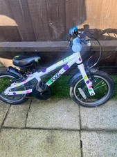 Frog Bike 43 White Spotty Children's Bike with First Pedal and Lightweight