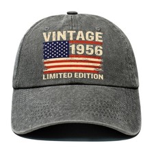 70th Birthday Gifts for Men 1956 70 Year Old Man One Size-Large, Dark Grey