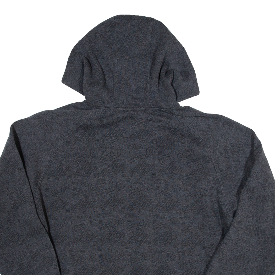 FILA Felpa donna grigia con cappuccio e zip intera M