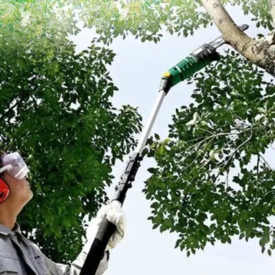 Electric Aerial Chain SawTelescopic Pruning ShearsFruit Tree ScissorsChain Saw