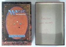 1x  Empty Box: Deckmaster: Starter Set: Used: V003 Slightly Stained/Inked