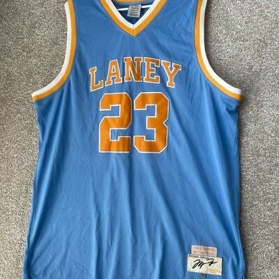 Michael Jordan #23 Laney High School Basketball Jersey Yellow - Top Smart  Design