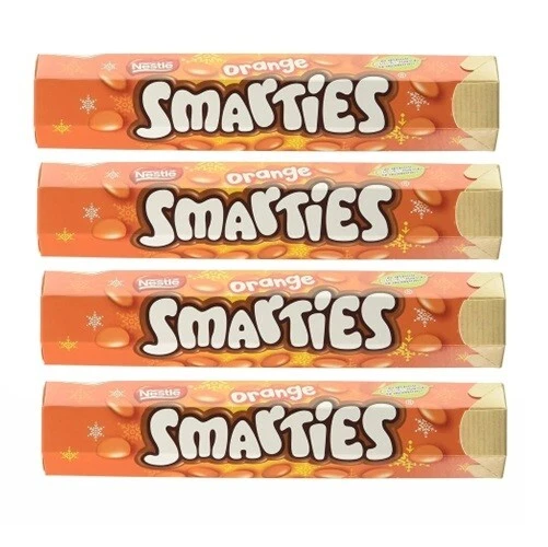 Orange smarties cheap