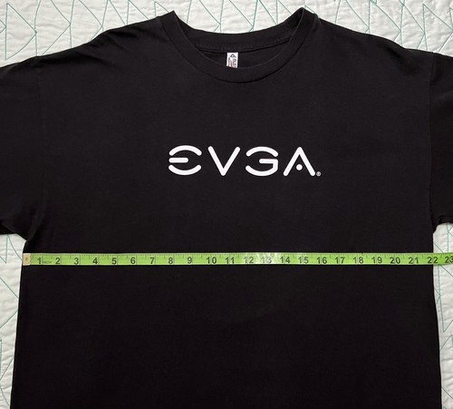 EVGA GeForce GTX TI Promo Tee Size XL 22” X 28” Black PC Hardcore Gaming T-Shirt - Picture 6 of 7