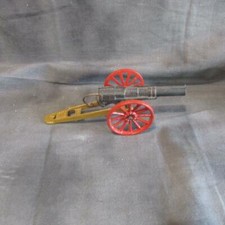Barclay Manoil Large 6" Spring Loaded Cannon Great Original Paint