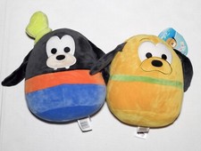 SQUISHMALLOW DISNEY PLUTO  GOOFY 7  SET  NWT