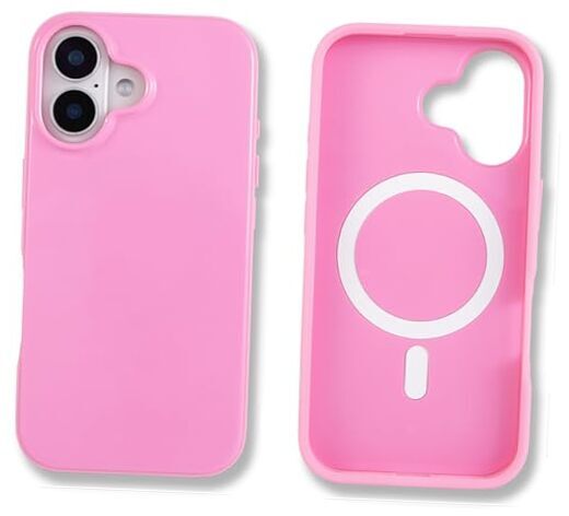 Case for | Compatible with MagSafe | 10ft Drop iPhone 16 Gloss Pink Rose