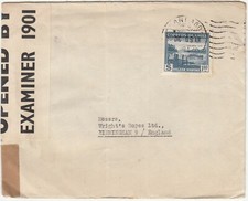 Chile: Censored Cover: A. Dodson, Casilla 2130, Santiago-Birmingham, 30 Dec 1940