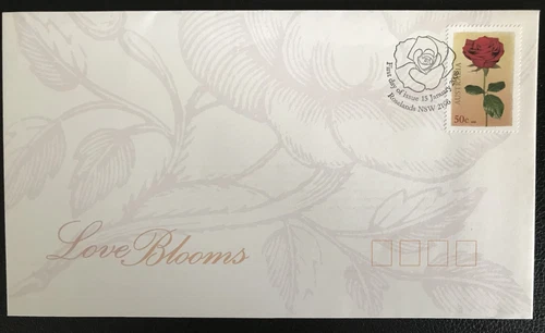 AUSTRALIA  - 2008 GREETINGS STAMP. LOVE BLOOMS FIRST DAY COVER SG 2905