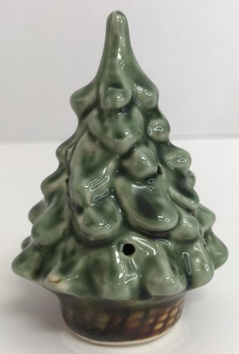 Vintage Festive Christmas Tree Ceramic Toothpick Holder - Picture 3 of 6