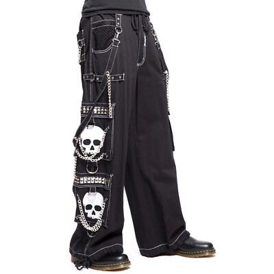 Shaza Super Skull Gothic Cyber Chain Gothic Punk Rock Pant SMGP-1003