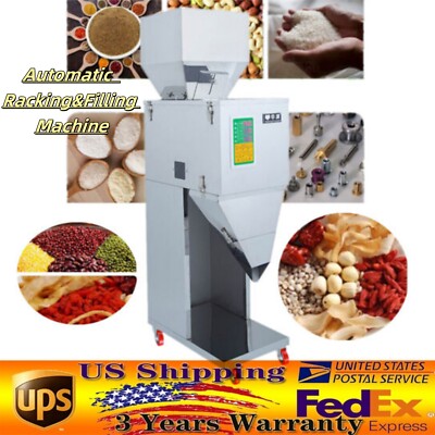 10 - 999G Auto Packing&Filling Machine Weigh Filler For Tea/seed/grain 110V NEW