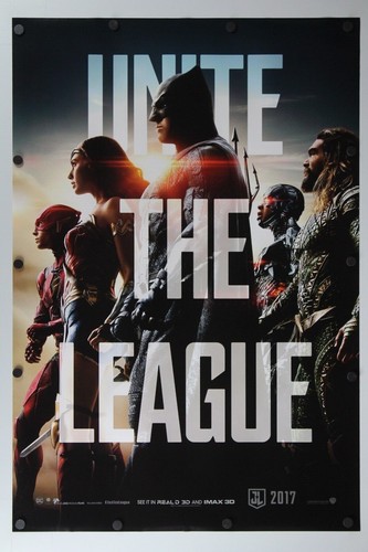 Justice League 2017 Double Sided Original Movie Poster 27" x 40"