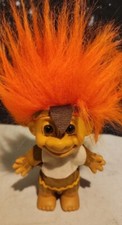 Troll Doll POCAHONTAS NATIVE AMERICAN ORANGE Hair Russ 5IN Vintage