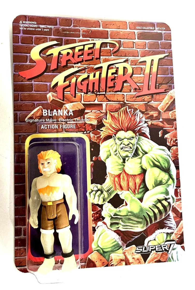 Street Fighter 2 Blanka 3.75 Retro Figure by Super 7 