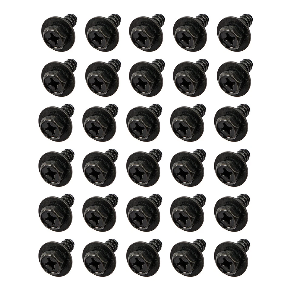 30pcs Screw Bolt Retainer Fender Liner Under Cover Screw for Toyota 90159-60498 - Image 3 of 4