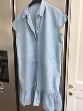 ladies denim dress, M, light blue.